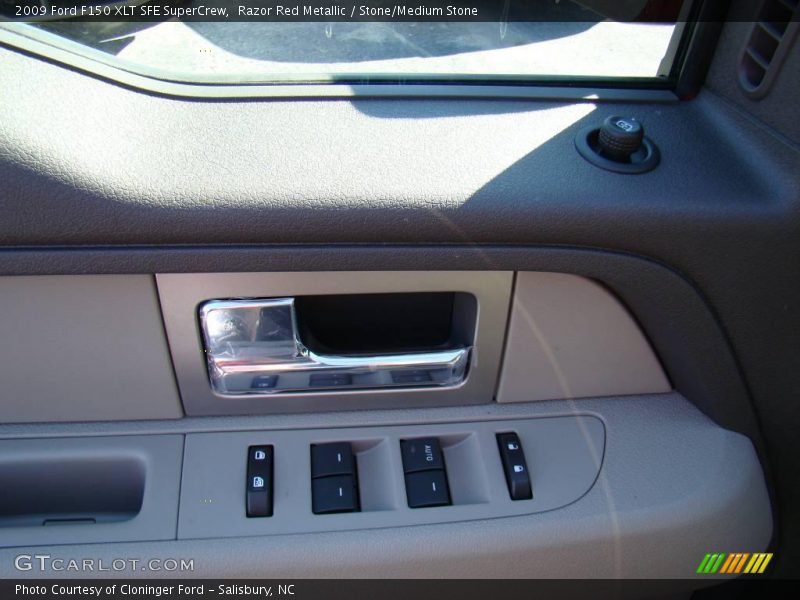 Razor Red Metallic / Stone/Medium Stone 2009 Ford F150 XLT SFE SuperCrew