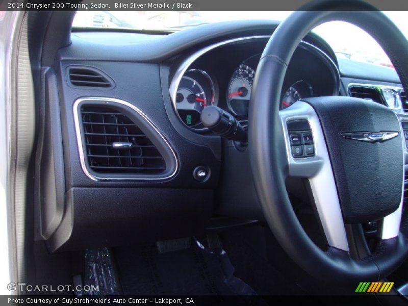 Billet Silver Metallic / Black 2014 Chrysler 200 Touring Sedan