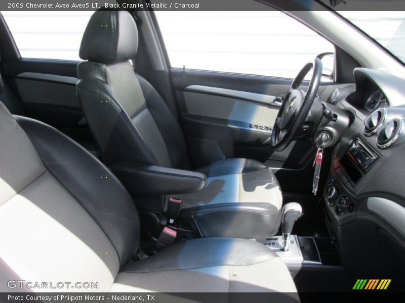 Black Granite Metallic / Charcoal 2009 Chevrolet Aveo Aveo5 LT