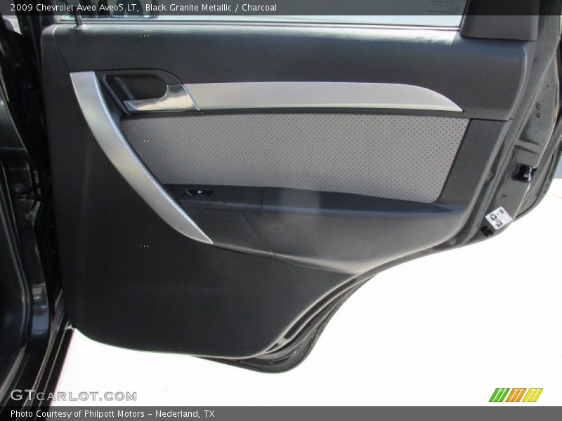 Black Granite Metallic / Charcoal 2009 Chevrolet Aveo Aveo5 LT