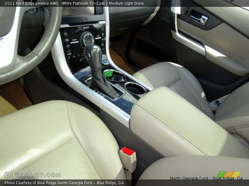White Platinum Tri-Coat / Medium Light Stone 2011 Ford Edge Limited AWD