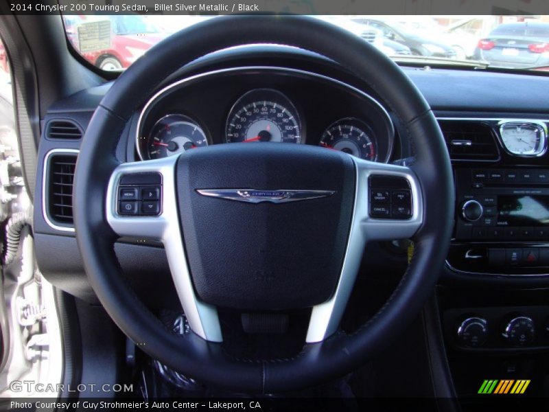 Billet Silver Metallic / Black 2014 Chrysler 200 Touring Sedan