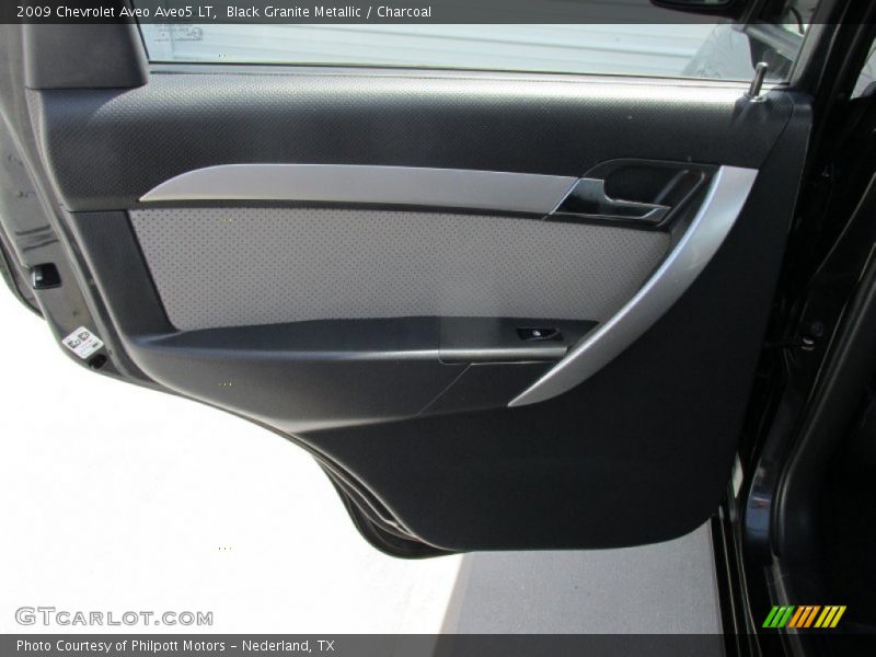 Black Granite Metallic / Charcoal 2009 Chevrolet Aveo Aveo5 LT
