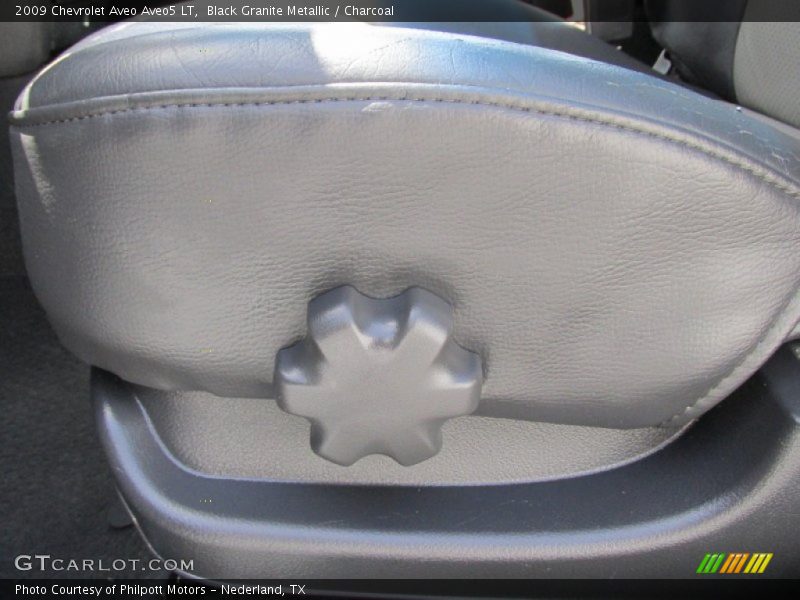 Black Granite Metallic / Charcoal 2009 Chevrolet Aveo Aveo5 LT