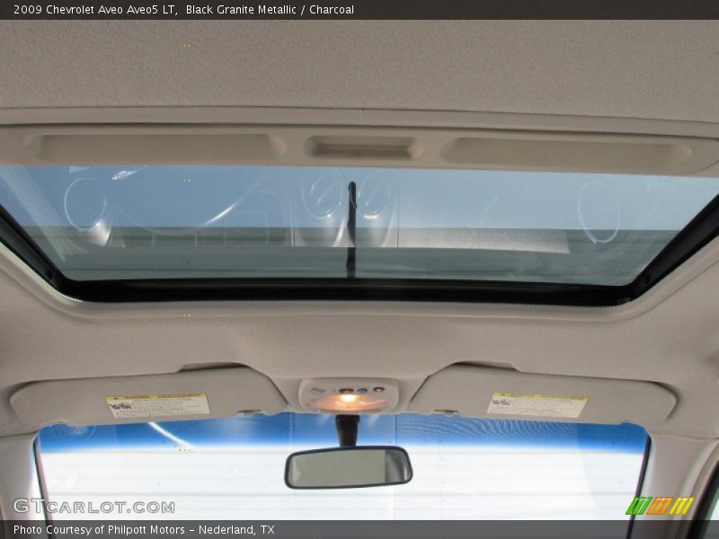 Black Granite Metallic / Charcoal 2009 Chevrolet Aveo Aveo5 LT