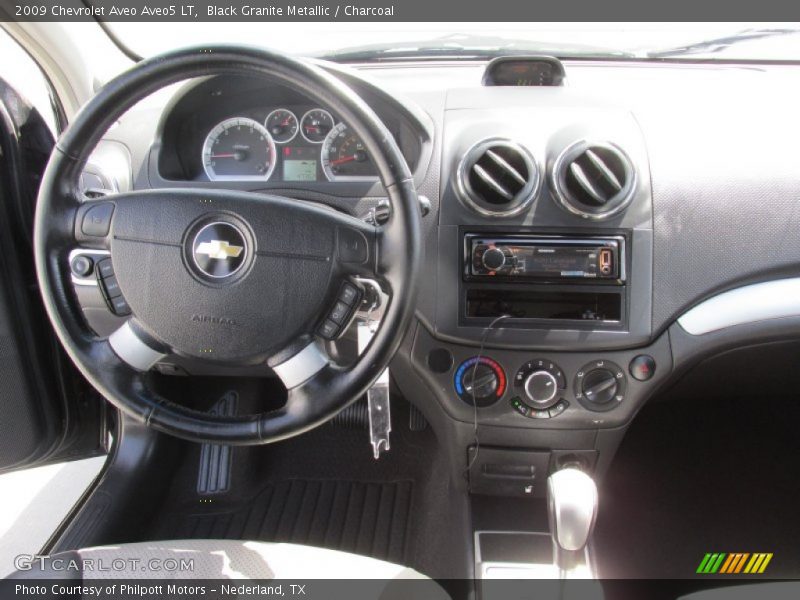 Black Granite Metallic / Charcoal 2009 Chevrolet Aveo Aveo5 LT
