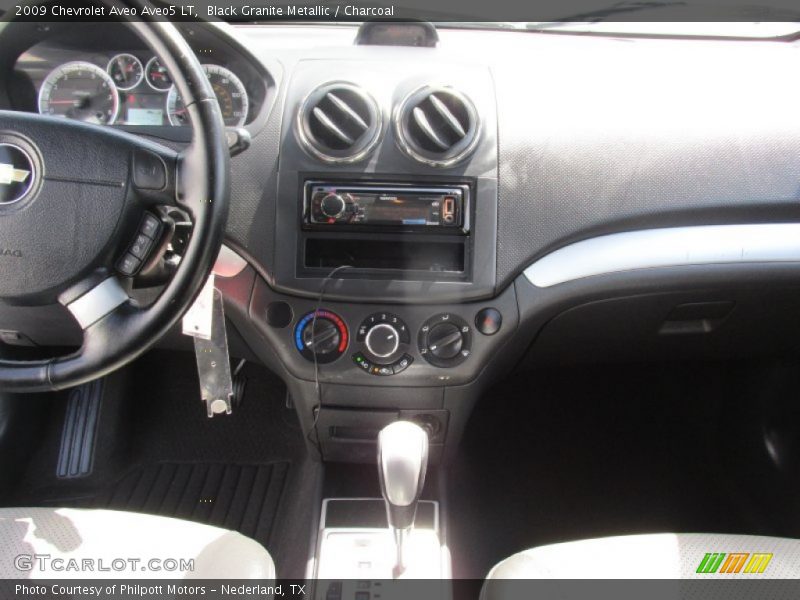 Black Granite Metallic / Charcoal 2009 Chevrolet Aveo Aveo5 LT