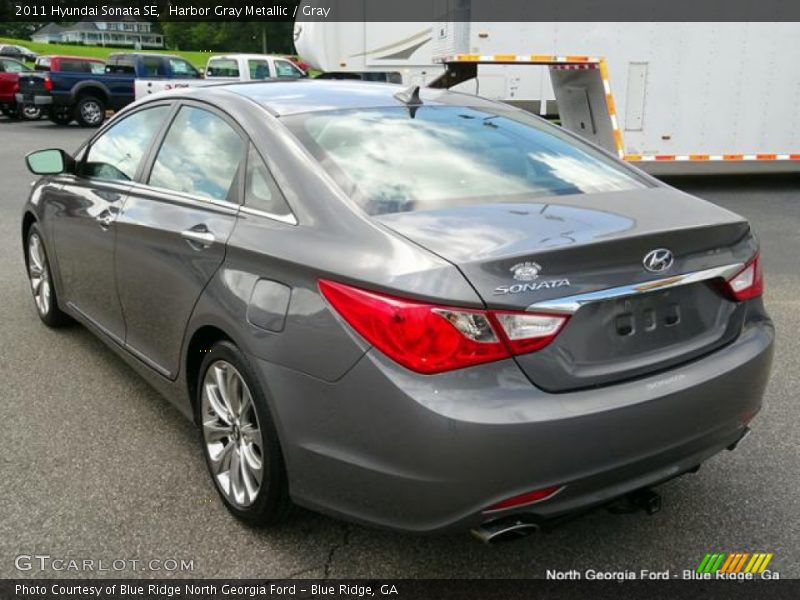 Harbor Gray Metallic / Gray 2011 Hyundai Sonata SE