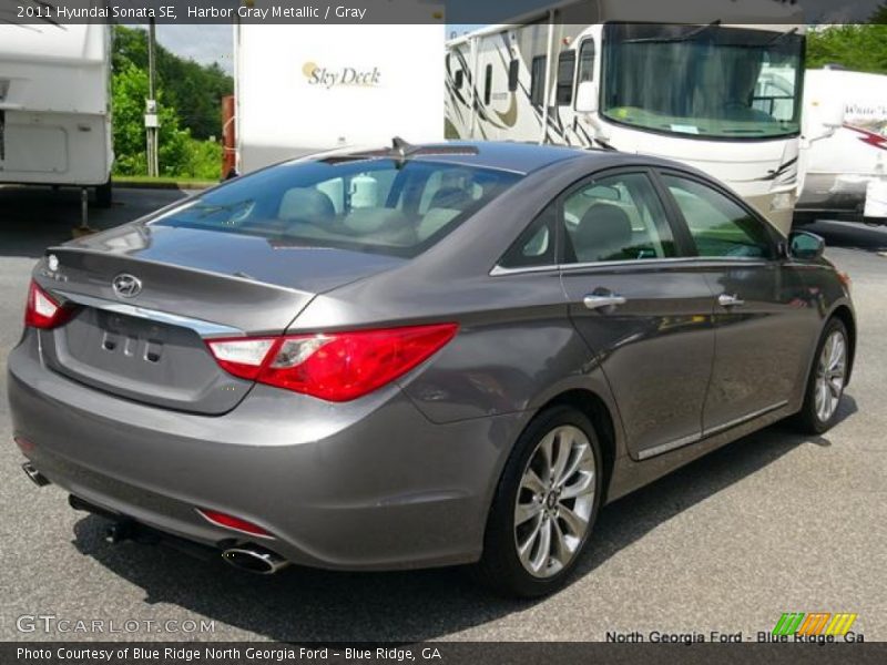 Harbor Gray Metallic / Gray 2011 Hyundai Sonata SE