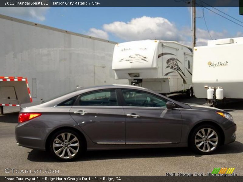 Harbor Gray Metallic / Gray 2011 Hyundai Sonata SE