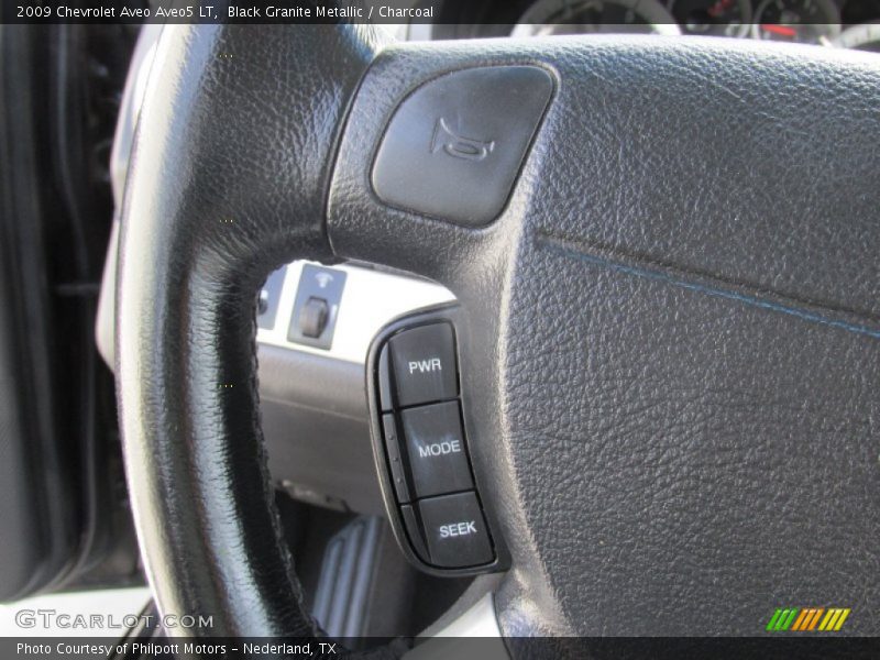 Black Granite Metallic / Charcoal 2009 Chevrolet Aveo Aveo5 LT