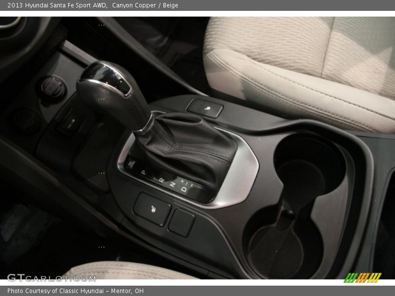 Canyon Copper / Beige 2013 Hyundai Santa Fe Sport AWD