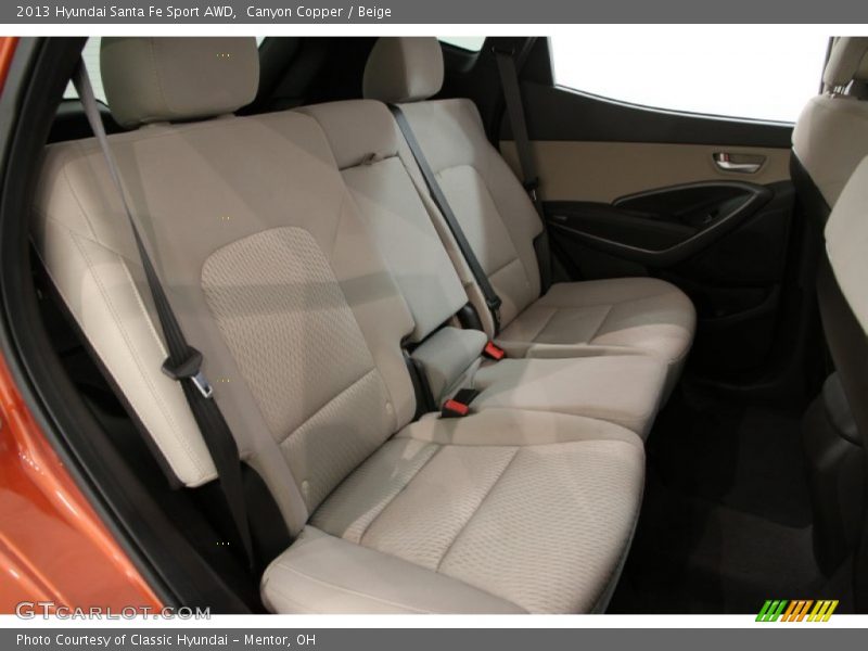 Canyon Copper / Beige 2013 Hyundai Santa Fe Sport AWD