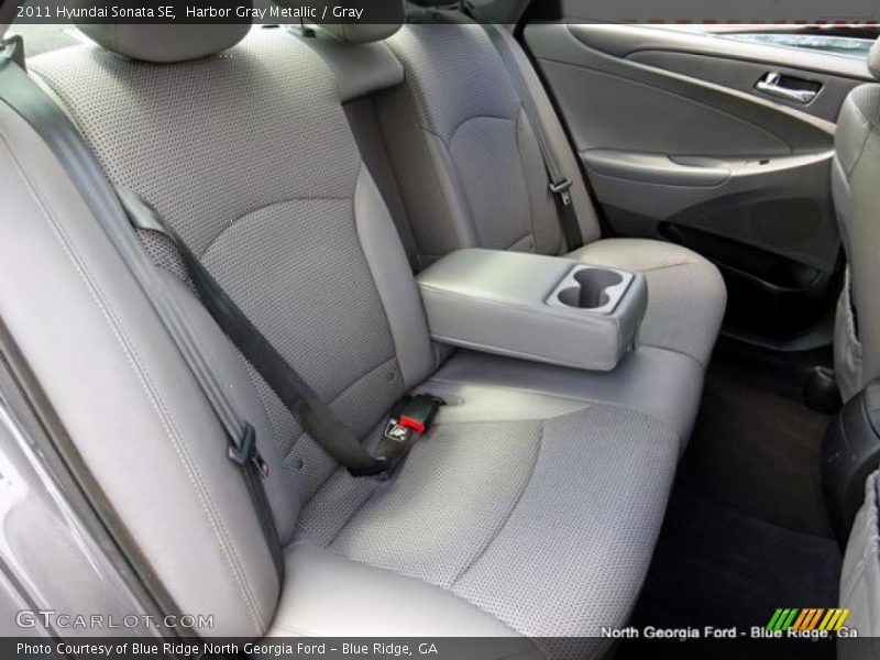 Harbor Gray Metallic / Gray 2011 Hyundai Sonata SE