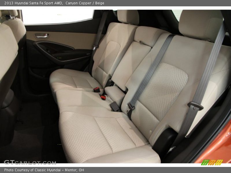 Canyon Copper / Beige 2013 Hyundai Santa Fe Sport AWD