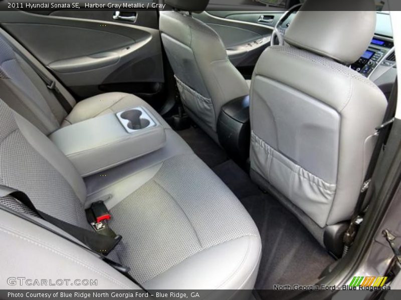 Harbor Gray Metallic / Gray 2011 Hyundai Sonata SE