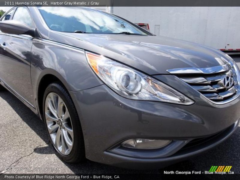 Harbor Gray Metallic / Gray 2011 Hyundai Sonata SE