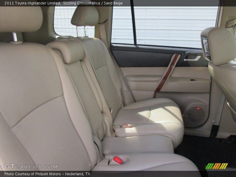 Sizzling Crimson Mica / Sand Beige 2011 Toyota Highlander Limited