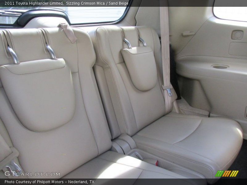 Sizzling Crimson Mica / Sand Beige 2011 Toyota Highlander Limited