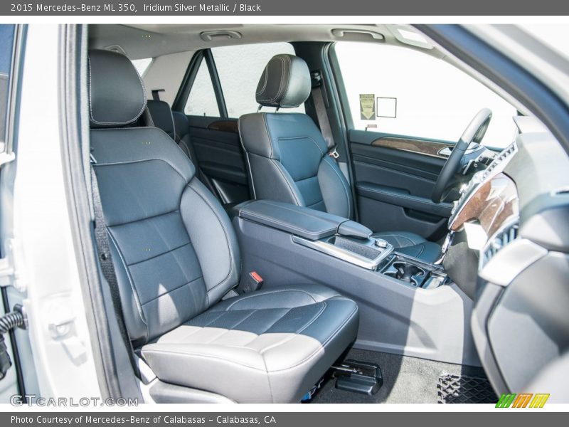 Iridium Silver Metallic / Black 2015 Mercedes-Benz ML 350