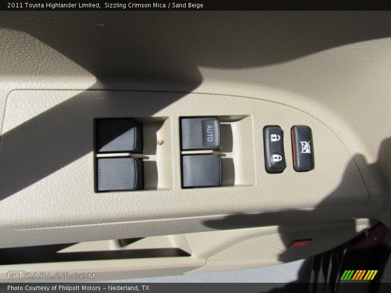 Sizzling Crimson Mica / Sand Beige 2011 Toyota Highlander Limited