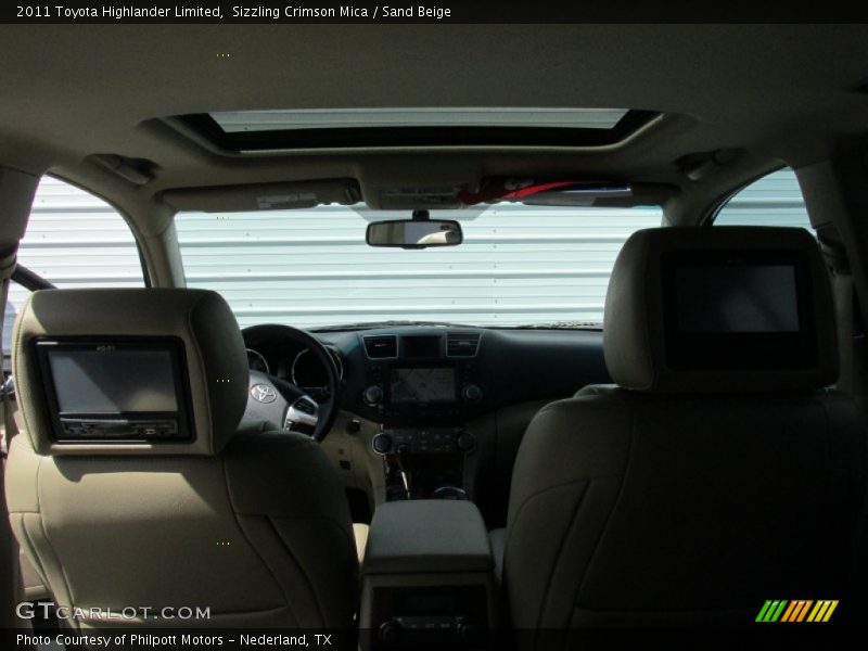 Sizzling Crimson Mica / Sand Beige 2011 Toyota Highlander Limited