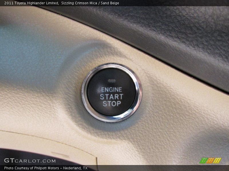 Sizzling Crimson Mica / Sand Beige 2011 Toyota Highlander Limited