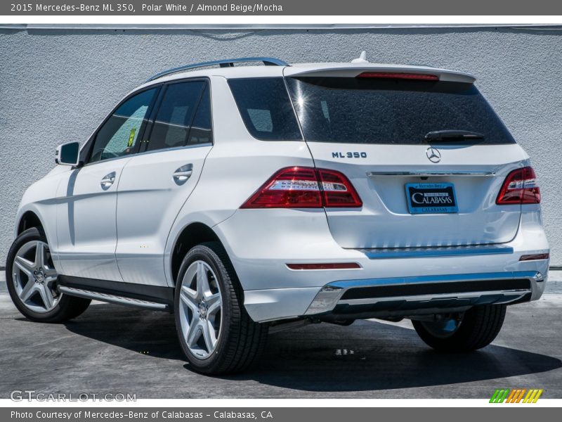 Polar White / Almond Beige/Mocha 2015 Mercedes-Benz ML 350