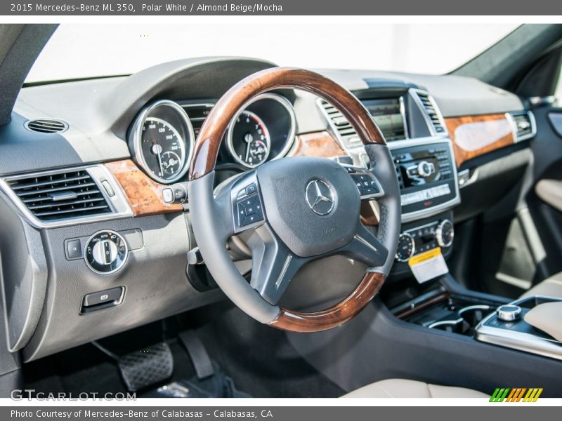 Polar White / Almond Beige/Mocha 2015 Mercedes-Benz ML 350