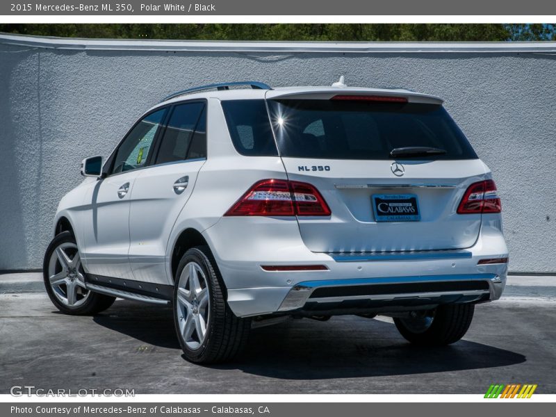 Polar White / Black 2015 Mercedes-Benz ML 350