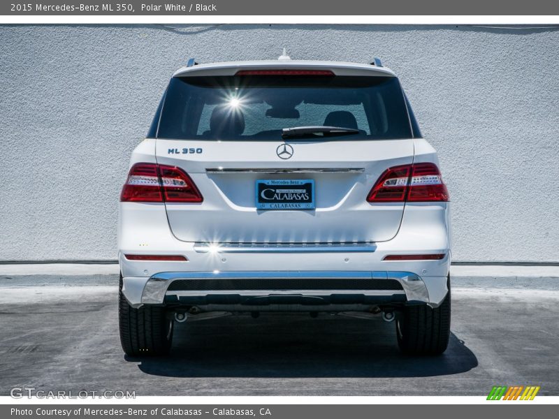 Polar White / Black 2015 Mercedes-Benz ML 350