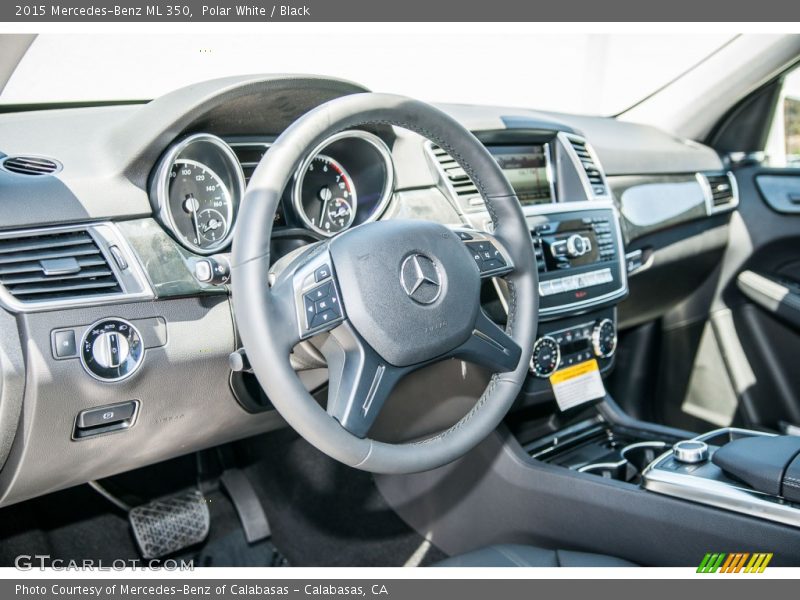 Polar White / Black 2015 Mercedes-Benz ML 350