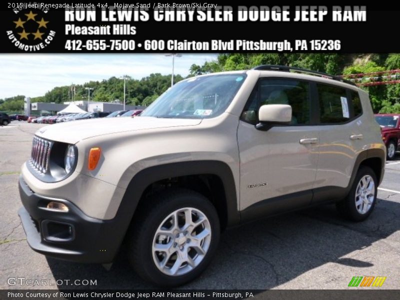 Mojave Sand / Bark Brown/Ski Gray 2015 Jeep Renegade Latitude 4x4