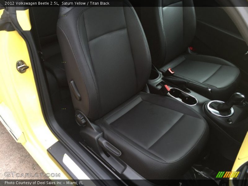 Saturn Yellow / Titan Black 2012 Volkswagen Beetle 2.5L