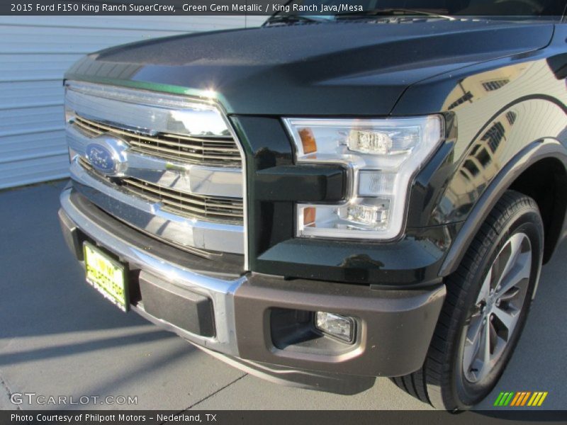 Green Gem Metallic / King Ranch Java/Mesa 2015 Ford F150 King Ranch SuperCrew