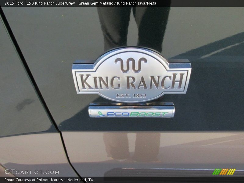 Green Gem Metallic / King Ranch Java/Mesa 2015 Ford F150 King Ranch SuperCrew