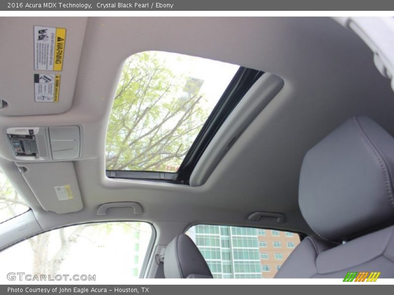 Crystal Black Pearl / Ebony 2016 Acura MDX Technology