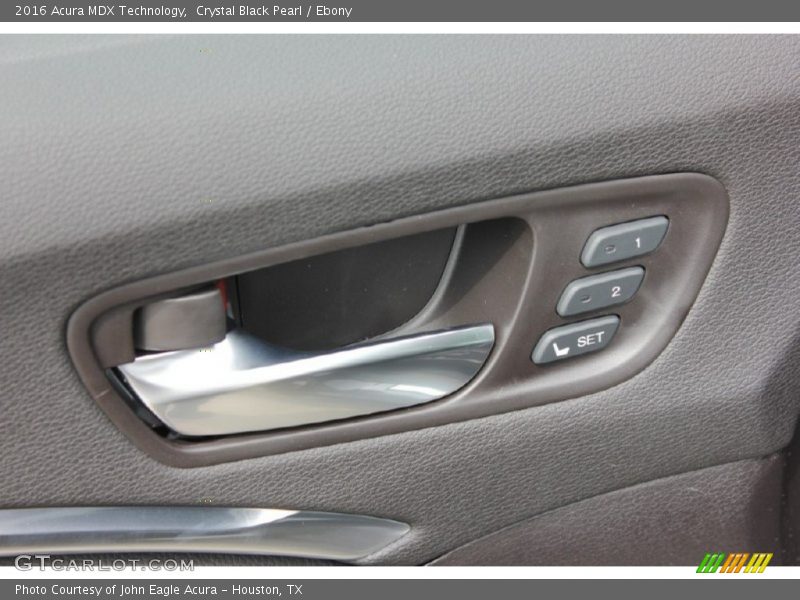 Crystal Black Pearl / Ebony 2016 Acura MDX Technology