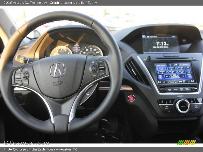 Graphite Luster Metallic / Ebony 2016 Acura MDX Technology