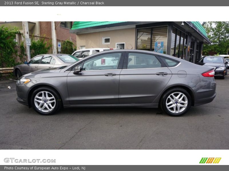 Sterling Gray Metallic / Charcoal Black 2013 Ford Fusion SE