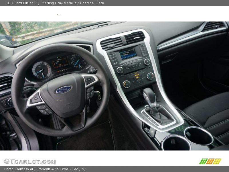 Sterling Gray Metallic / Charcoal Black 2013 Ford Fusion SE