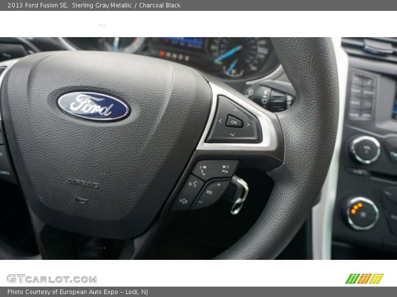 Sterling Gray Metallic / Charcoal Black 2013 Ford Fusion SE