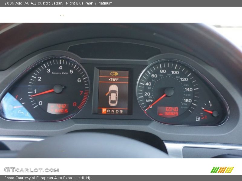 Night Blue Pearl / Platinum 2006 Audi A6 4.2 quattro Sedan