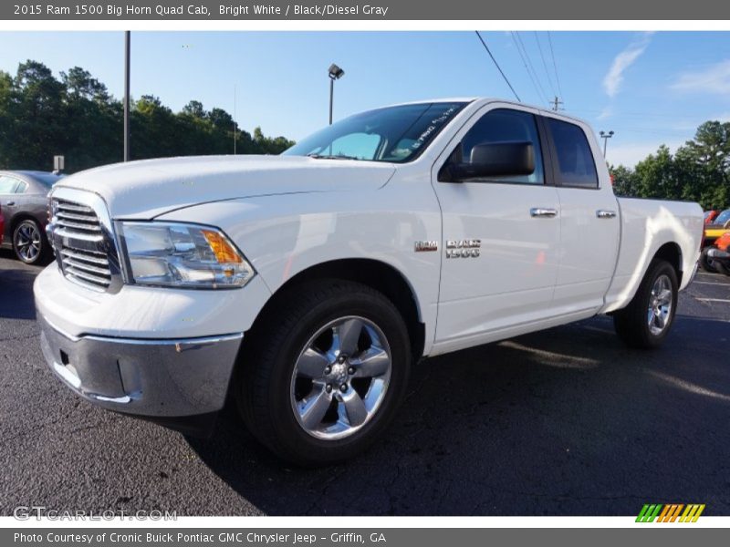 Front 3/4 View of 2015 1500 Big Horn Quad Cab