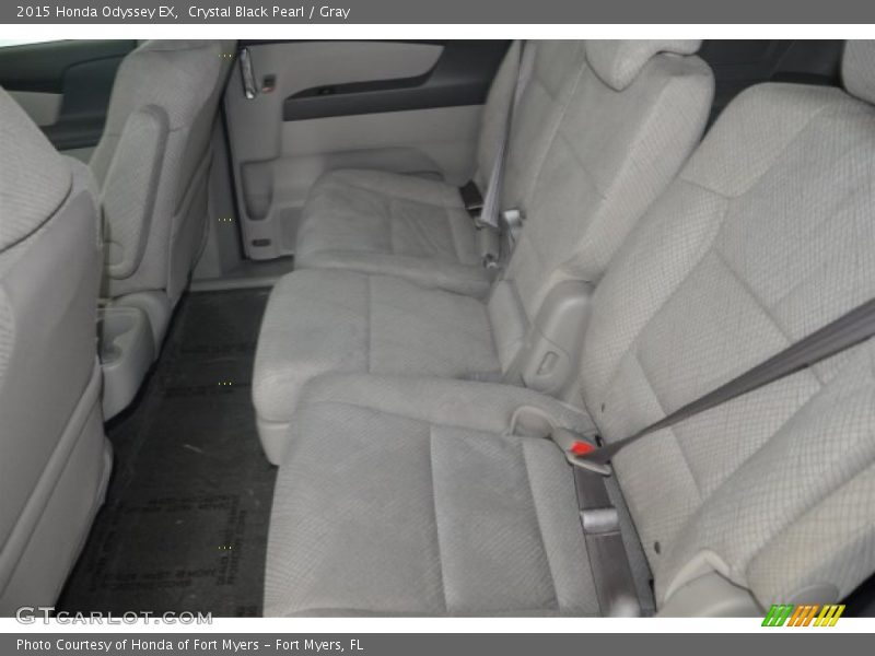 Crystal Black Pearl / Gray 2015 Honda Odyssey EX