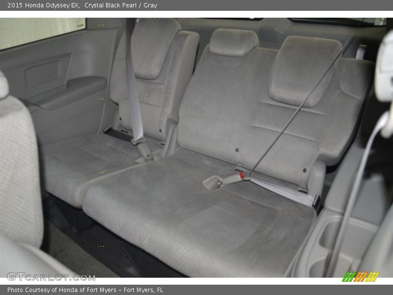 Crystal Black Pearl / Gray 2015 Honda Odyssey EX
