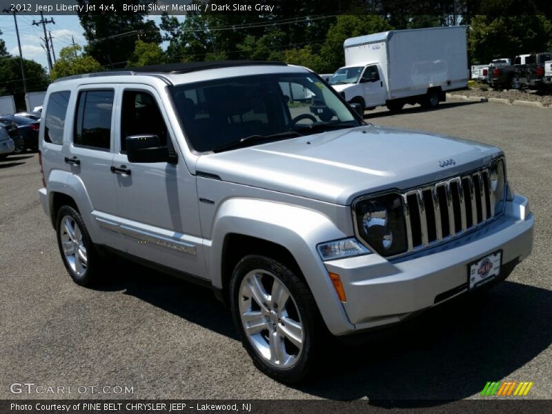Bright Silver Metallic / Dark Slate Gray 2012 Jeep Liberty Jet 4x4