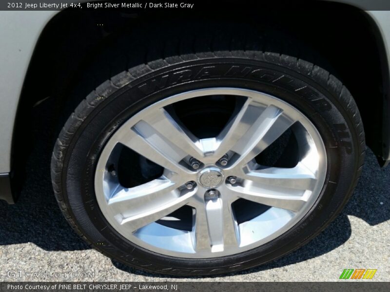 Bright Silver Metallic / Dark Slate Gray 2012 Jeep Liberty Jet 4x4