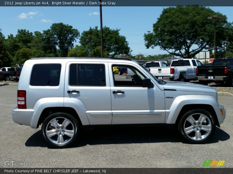 Bright Silver Metallic / Dark Slate Gray 2012 Jeep Liberty Jet 4x4