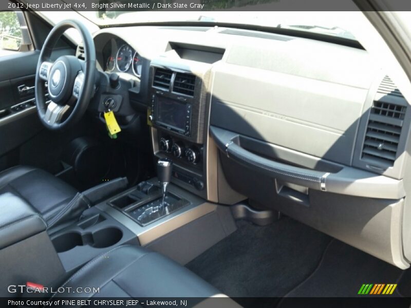 Bright Silver Metallic / Dark Slate Gray 2012 Jeep Liberty Jet 4x4
